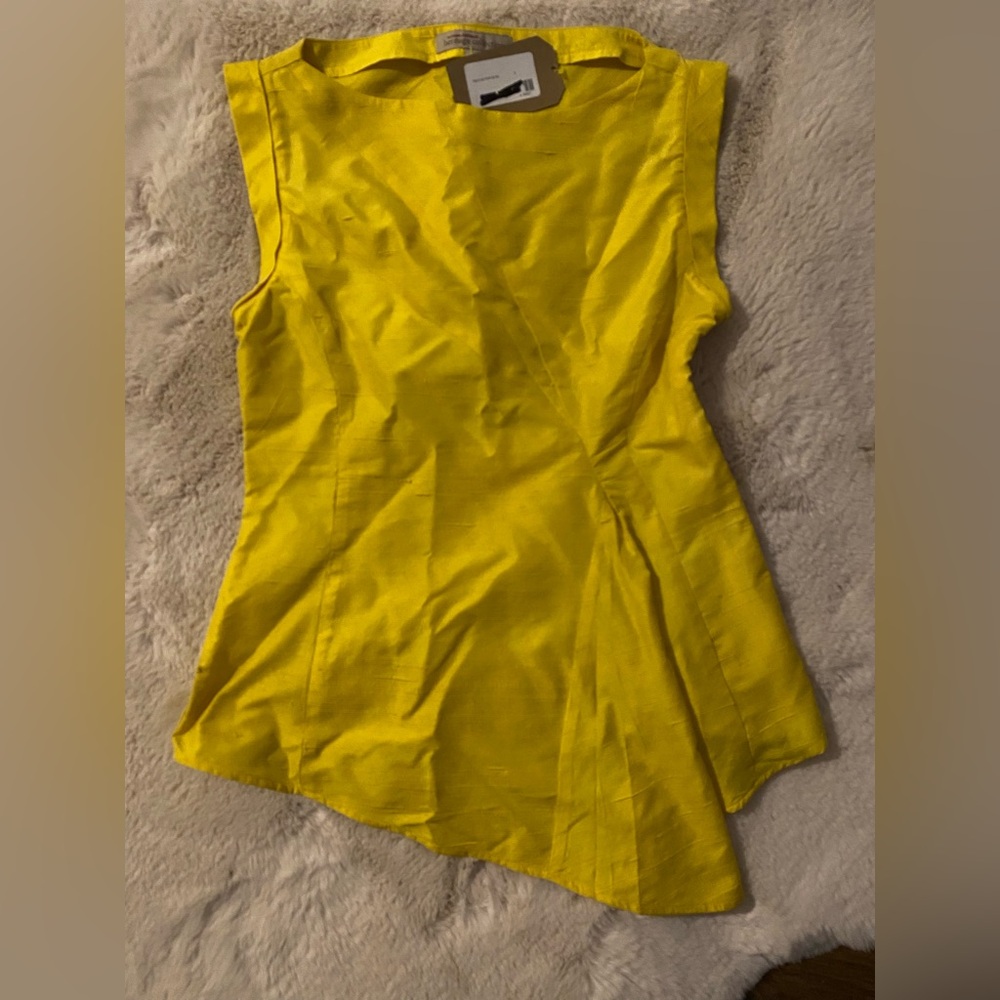 Banana Republic Bright Yellow Heritage Top